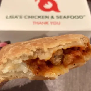Inside pizza pocket
