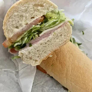 Ham &amp; cheese sandwich