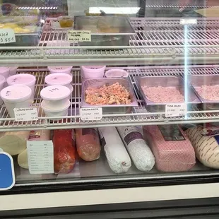 Deli meats and cheeses