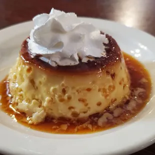 The Flan had excellent taste and perfect texture!