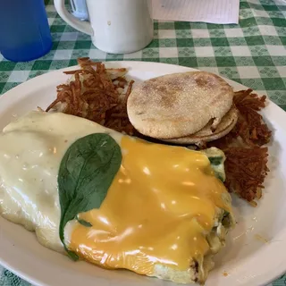 1C. Deluxe Veggie Omelette