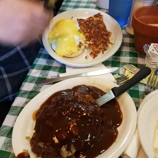 Smothered Hamburger Steak Lunch Specialty