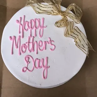 Mother's Day rum cake