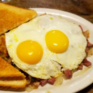 The corn beef hash with eggs breakfast, really my go to place when I need corn beef hash because it's consistent and plentiful.