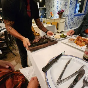 sushi and sashimi, interior