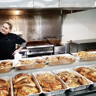 Chef Jenn Strange&apos;s delicious Thanksgiving menu fed dozens of Seattle offices