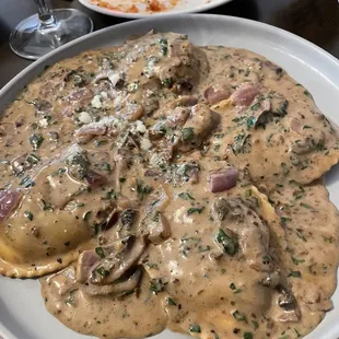 Short Rib ravioli.