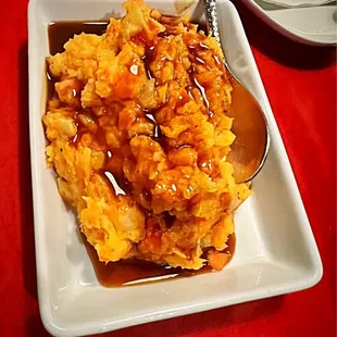 Hutspot: Like a carrot mash with gravy. Yes, please!