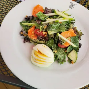 Greenhouse salad. Great flavor if overdressed
