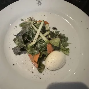 Half a greenhouse salad