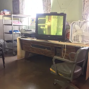 Hey! We've all known someone with a bunch of stuff piled up on a pool table.