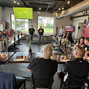 beer and cheese pairing event