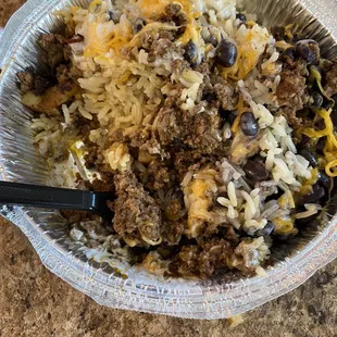 Ground Beef Burrito Bowl