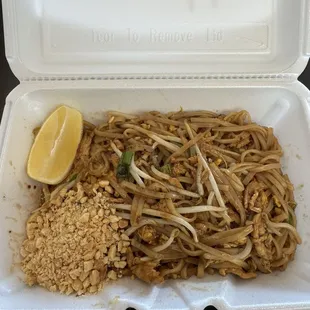 A. Pad Thai (Tofu, Chicken or Pork)