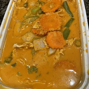 34. Red Curry with chicken