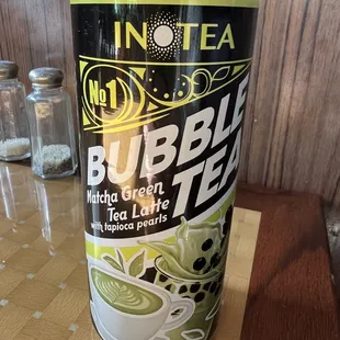 a can of bubble tea