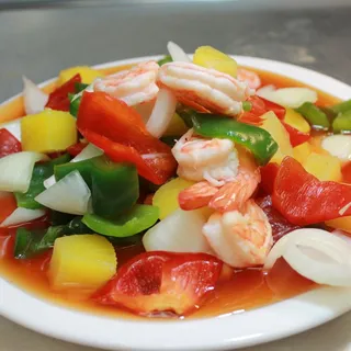 F. Sweet & Sour (Tofu, Chicken or Pork)