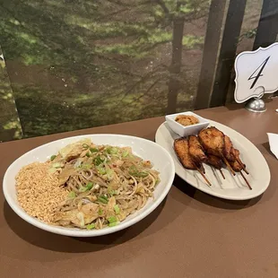 58. Pad Thai 5. Chicken Satay (6)