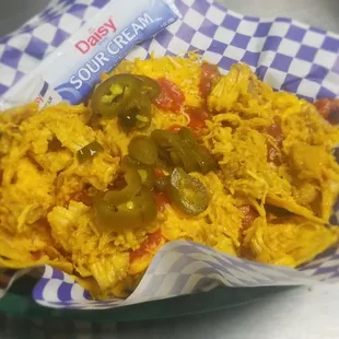 Lit Loaded BBQ Chicken Nachos!!