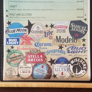 Lots of beer options!
