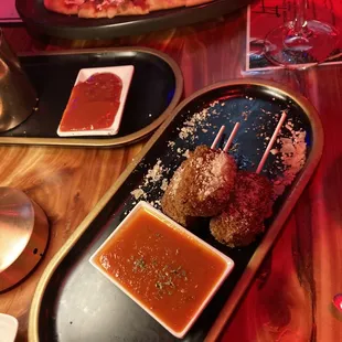 Chicken Parmesan Lollipops