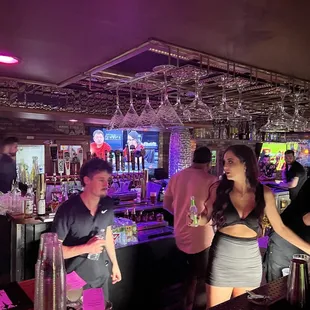 Bar with craft cocktails