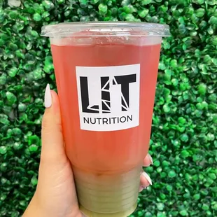 Watermelon Gusher. 32 oz. 200mg of Caffeine