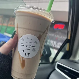 Chocolate peanut butter protein shake