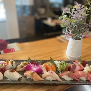 sushi, food, sashimi, sushi and sashimi