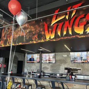 Bar area inside