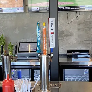 Beer on tap