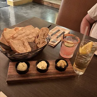 Butter flight and drinks