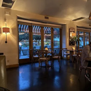 Rest of the seating from our booth.