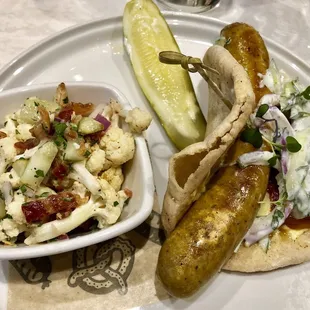 Lunchtime currywurst option