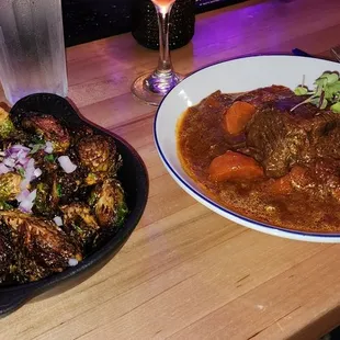 Brussel Sprouts and the Short Rib