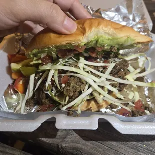 We had the torta and the shuco!!