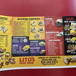 Great menu and affordable