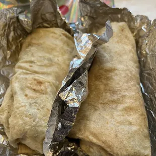 Our burritos