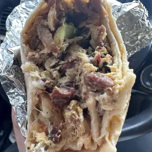 brisket breakfast burrito