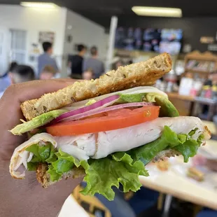 TURKEY AVOCADO SANDWICH delicious