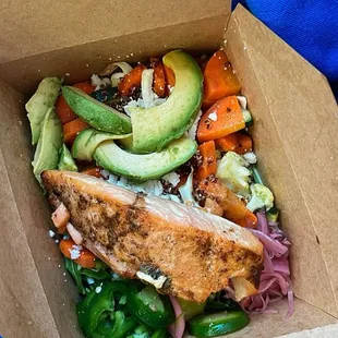 Salmon bowl