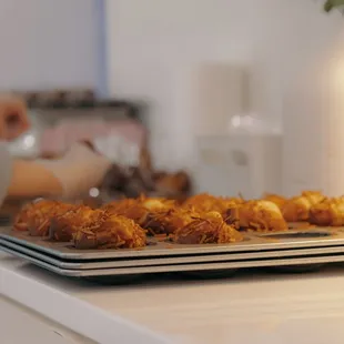 a person preparing food