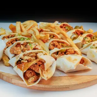 Chicken Shawarma: Choice from three different iterations of the classic chicken shawarma