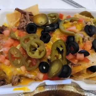 nachos, food