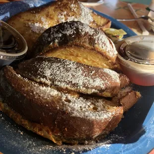 Totally shareable plate of French Toast!