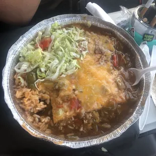 Stuffed sopapilla