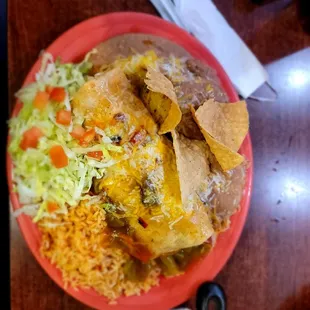 Carne Masada burrito!