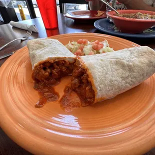 Carne Adovada Burrito