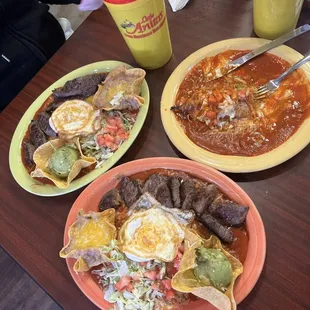 #5 w/side fried egg over easy sunny side up with a chili relleno!