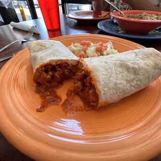 Carne Adovada Burrito